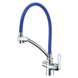 Смеситель Lemark Comfort LM3070C-Blue для кухни с подключением к фильтру с питьевой водой купить в один клик