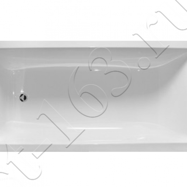 Ванна иск. мрамор 180х80 Castone Кармен прямоугольная с ножками без панели