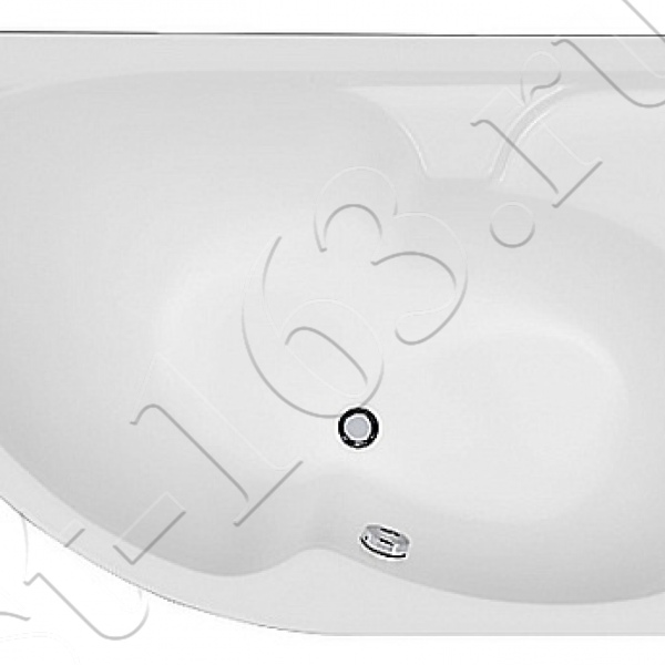 Ванна акрил 170х105 Aquanet Allento 00203900 асимметричная (правая) без каркаса и панели