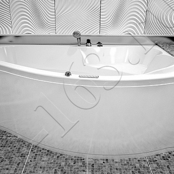 Ванна акрил 170х100 Aquanet Palma 00204023 асимметричная (правая) без каркаса и панели