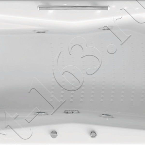 Ванна акрил 168х79,5 BellRado Иллюзия прямоугольная на каркасе без панели со слив-переливом