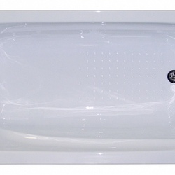 Ванна акрил 150х70 BellRado Оптима прямоугольная на каркасе без панели со слив-переливом купить в один клик