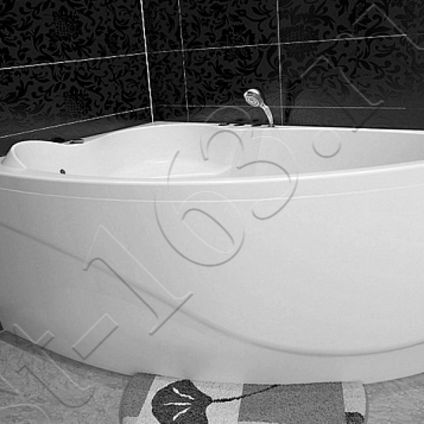 Ванна акрил 150х100 Aquanet Mayorca 00204008 асимметричная (левая) без каркаса и панели