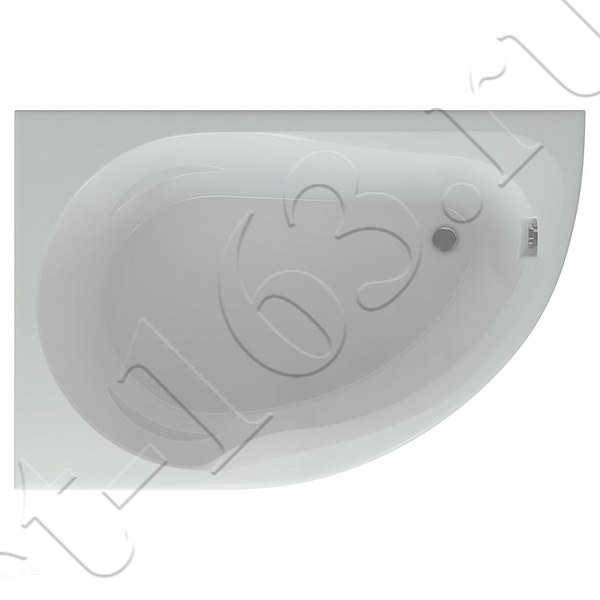 Ванна акрил 150х100 Акватек Вирго VIR150-0000005 асимметричная (левая) на каркасе без панели