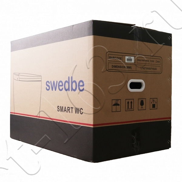 Унитаз-компакт напольный Swedbe Smart безободковый смыв с функцией биде 0500