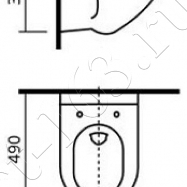 Унитаз подвесной SANITA LUXE Attica с гигиеническим покрытием сид.дюропласт SL700002/ATCSLWH0102
