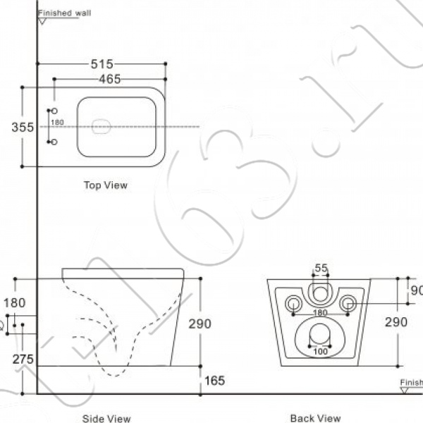 Унитаз подвесной Aquanet Tavr 2.0 безободковый смыв с гигиеническим покрытием сид.дюропласт ультратонкое микролифт 243545