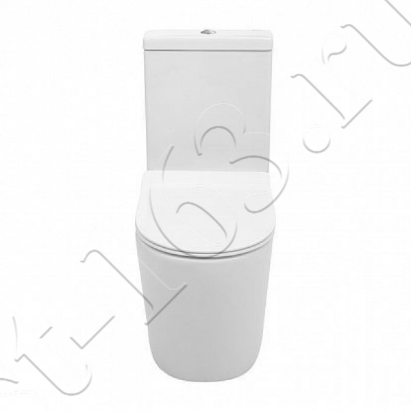 Унитаз-компакт напольный (чаша) Aquanet Atago безободковый смыв с гигиеническим покрытием сид.дюропласт ультратонкое микролифт 203350