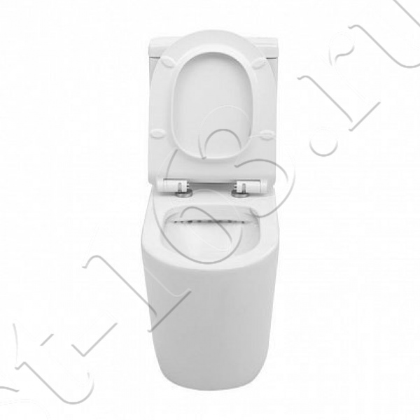 Унитаз-компакт напольный (чаша) Aquanet Atago безободковый смыв с гигиеническим покрытием сид.дюропласт ультратонкое микролифт 203350